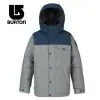 Blouson BURTON Boys Barnone Gris / Bleu Junior -Burton Soldes blouson burton boys barnone bleu gris junior