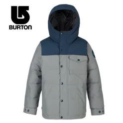 Blouson BURTON Boys Barnone Gris / Bleu Junior