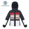 Blouson De Ski Poivre Blanc Chic Et Coloré Pas Cher -Burton Soldes blouson de ski poivre blanc w18 1004 jrgl bleu marine fille
