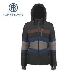 Blouson De Ski POIVRE BLANC W19-1006 WO Noir Femme