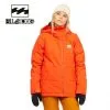 Doudoune De Ski BILLABONG Down Rider Orange Feu Femme -Burton Soldes doudoune de ski billabong down rider orange feu femme