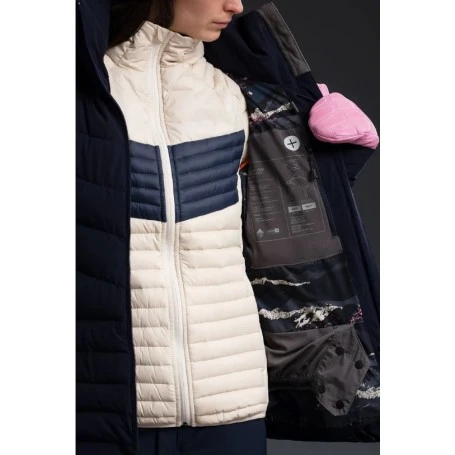 Doudoune De Ski ORAGE Riya Bleu Marine Femme 7 Doudoune De Ski ORAGE Riya Bleu Marine Femme – Image 5