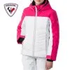 Doudoune De Ski ROSSIGNOL Girl Polydown Pearly Rose / Blanc Fille -Burton Soldes doudoune de ski rossignol girl polydown pearly rose blanc fille