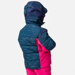 Doudoune De Ski ROSSIGNOL Kid Flocon Bleu / Rose BB Fille -Burton Soldes doudoune de ski rossignol kid flocon bleu rose bb fille 2