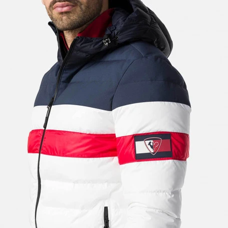 Doudoune De Ski ROSSIGNOL X HILFIGER Color Block Quilted Tricolore Homme 6 Doudoune De Ski ROSSIGNOL X HILFIGER Color Block Quilted Tricolore Homme – Image 4
