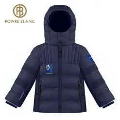 Doudoune POIVRE BLANC W21-1215 BBBY Bleu Marine BB Garçon