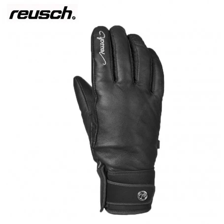 Gant De Shi Reusch Thais Noir Cuir Femme 3 Gant De Shi Reusch Thais Noir Cuir Femme