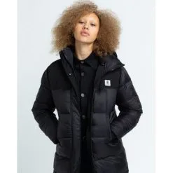 Manteau ELEMENT Dulcey Puff Long Noir Femme -Burton Soldes manteau element dulcey puff long noir femme 2
