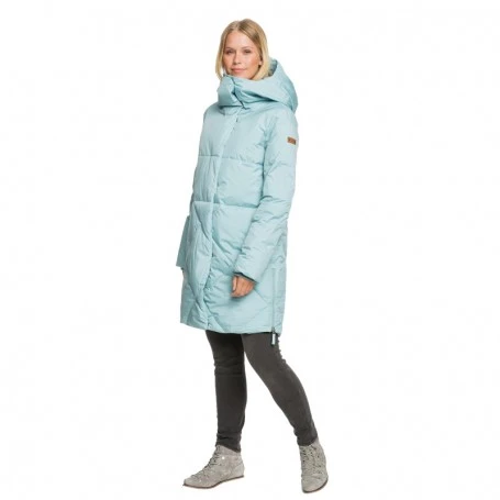Manteau ROXY Abbie Bleu Ciel Femme 5 Manteau ROXY Abbie Bleu Ciel Femme – Image 3