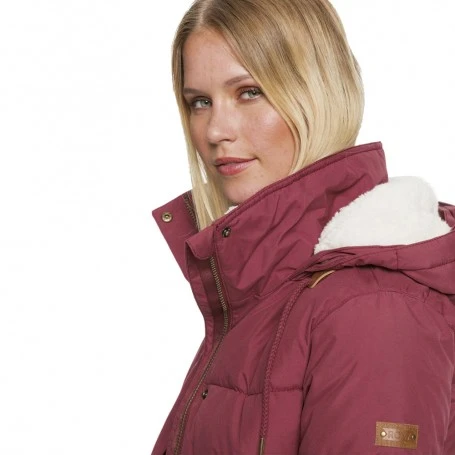 Manteau ROXY Ellie Bordeaux Clair Femme 6 Manteau ROXY Ellie Bordeaux Clair Femme – Image 4