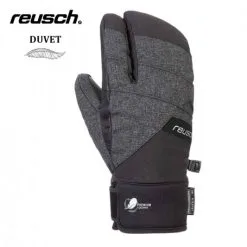 Moufles 3 Doigts De Ski REUSCH Febe R-tex Noir / Gris Femme