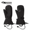 OR Outdoor Research Moufles De Ski OR Highcamp Noir Femme -Burton Soldes moufles de ski or highcamp noir femme