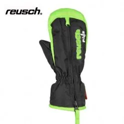 Moufles De Ski REUSCH Benni Noir / Vert Bébé