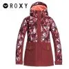 Parka De Ski ROXY Andie Lie De Vin / Imprimé Femme -Burton Soldes parka de ski roxy andie lie de vin imprime femme