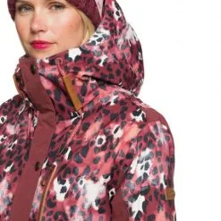 Parka De Ski ROXY Andie Lie De Vin / Imprimé Femme 11 Parka De Ski ROXY Andie Lie De Vin / Imprimé Femme -Burton Soldes parka de ski roxy andie lie de vin imprime femme 4