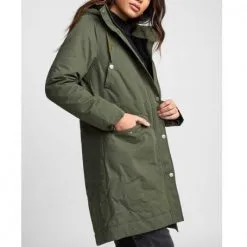 Parka RVCA Runyon Kaki Femme -Burton Soldes parka rvca runyon kaki femme 2