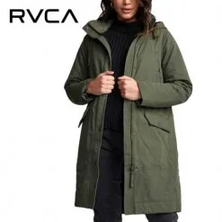 Parka RVCA Runyon Kaki Femme