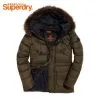 Parka SUPERDRY Longline Down Chinook Kaki Homme -Burton Soldes parka superdry longline down chinook kaki homme