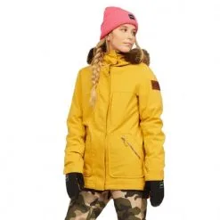 Veste De Ski BILLABONG Into The Forest Jaune Femme -Burton Soldes veste de ski billabong into the forest jaune femme 2