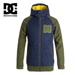 Blouson De Ski DC SHOES Troop Bleu / Vert Junior