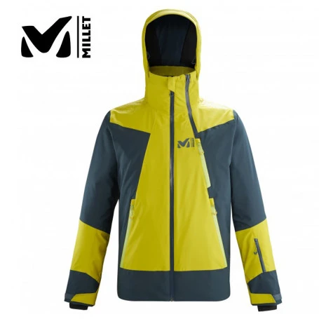 Veste De Ski MILLET Alagna Citron Vert / Bleu Gris Homme 3 Veste De Ski MILLET Alagna Citron Vert / Bleu Gris Homme