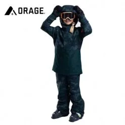 Veste De Ski ORAGE Lola Vert Forêt Fille