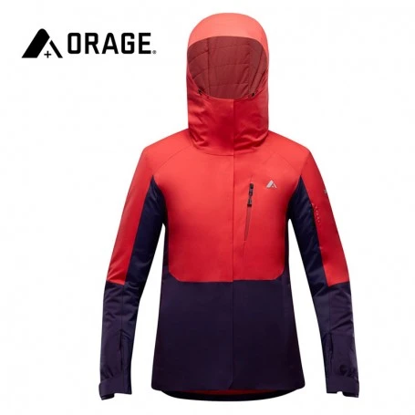 Veste De Ski ORAGE Nina Grenadine / Violet Femme 3 Veste De Ski ORAGE Nina Grenadine / Violet Femme