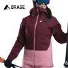 Veste De Ski ORAGE Nina Lie De Vin / Rose Femme