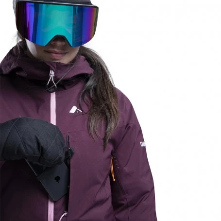 Veste De Ski ORAGE Nina Lie De Vin / Rose Femme 5 Veste De Ski ORAGE Nina Lie De Vin / Rose Femme – Image 3