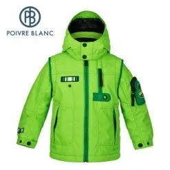 Veste De Ski POIVRE BLANC W15-0900 BBBY Verte BB Garçon