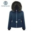 Veste De Ski POIVRE BLANC W19-1003 WO/B Bleu Marine Femme -Burton Soldes veste de ski poivre blanc w19 1003 wob bleu marine femme