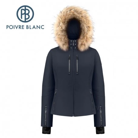 Veste De Ski POIVRE BLANC W21-0800 WO/A Bleu Marine Femme 3 Veste De Ski POIVRE BLANC W21-0800 WO/A Bleu Marine Femme