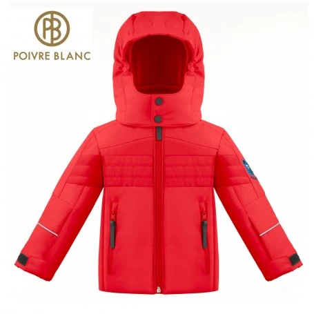 Veste De Ski POIVRE BLANC W21-0900 BBBY Rouge BB Garçon 3 Veste De Ski POIVRE BLANC W21-0900 BBBY Rouge BB Garçon
