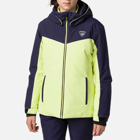 Veste De Ski ROSSIGNOL Girl Ski Jacket Bleu / Jaune Fille 4 Veste De Ski ROSSIGNOL Girl Ski Jacket Bleu / Jaune Fille – Image 2