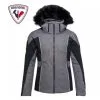 Veste De Ski ROSSIGNOL Ski Heather Jacket Gris / Noir Femme -Burton Soldes veste de ski rossignol ski heather jacket gris noir femme