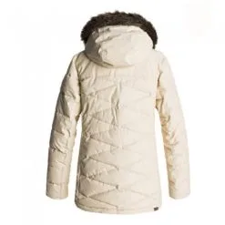 Veste De Ski ROXY Quinn Crème Femme -Burton Soldes veste de ski roxy quinn creme femme 1