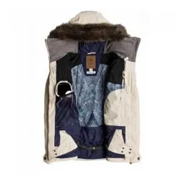 Veste De Ski ROXY Quinn Crème Femme -Burton Soldes veste de ski roxy quinn creme femme 2