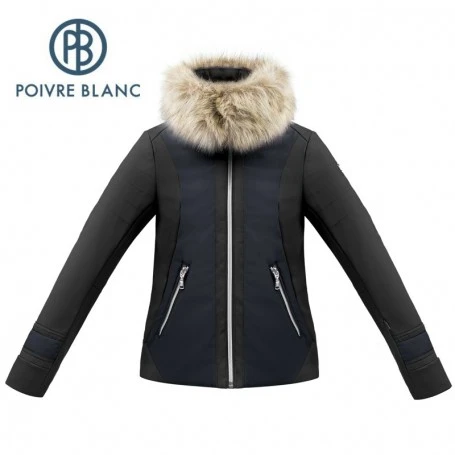Veste Softshell POIVRE BLANC W17-1101 JRGL/A Noir / Bleu Fille 3 Veste Softshell POIVRE BLANC W17-1101 JRGL/A Noir / Bleu Fille