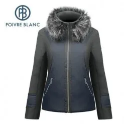 Veste Softshell POIVRE BLANC W17-1101 WO/A Noir / Bleu Femme